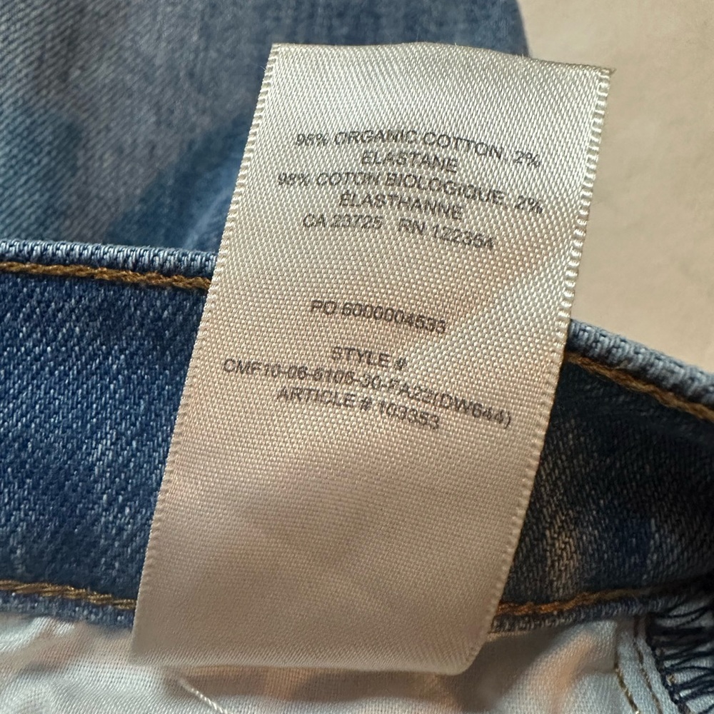 Denim Forum The Arlo Hi-Rise Straight Jean Size 26 - Picture 5 of 14